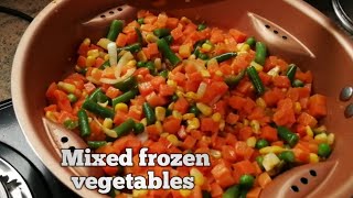 How I cook frozen vegetables  Easy recipe  Bantingfriendly [upl. by Hajar]