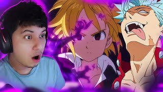 BAN VS MELIODAS  Seven Deadly Sins Signs Of Holy War Episode 14 Reaction [upl. by Lidaa701]