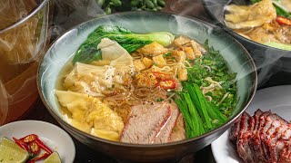 Chỉ cần chú ý điều này bạn sẽ nấu Mì Hoành Thành ngon y như tiệm  Wonton noodle soup [upl. by Araccat]