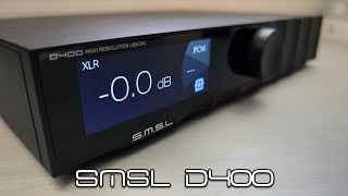 SMSL D400 Pro  High Res DAC with Flagships AK4191 and AK4499EX [upl. by Furmark]