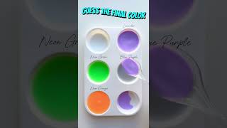 Can You guess the final color 🎨🙋 art colormixing colors shorts shortsfeed viralvideo [upl. by Enelaehs]