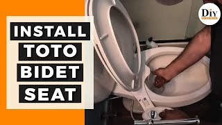 How to Install Toto Washlet Bidet Seat  Bidet Toilet Seat Installation [upl. by Aeki953]