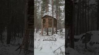 Building a Wooden House Deep in the Forest – Pure Craftsmanship theturkishvikingbushcraft [upl. by Corley]