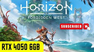 Horizon Forbidden West  Test in Ryzen 7 7735HSRTX 4050 6GB 20241080P fHDgaming [upl. by Aihsia639]