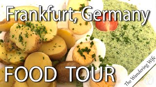 🇩🇪GERMANY 🥘  ❤️Frankfurt Food Tour TRAVEL VLOG 0174 [upl. by Atteselrahc512]