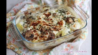 Parmigiana di patate e funghi cremosa gustosa e filante [upl. by Nilyahs370]