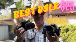 Cheap DSLR cameras in 2024 Nikon d50 vs Canon 450D [upl. by Tasha]