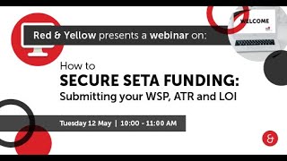 How to Secure SETA Funding  Webinar [upl. by Ahseik]