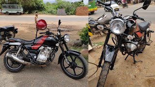 Bike modification Vikrant V15 modifiedBajaj V12 modificationbike modification in tamil [upl. by Nagaek85]