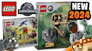 LEGO Jurassic World 2024 Sets OFFICIALLY Revealed [upl. by Frodina]