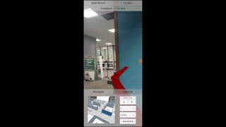 Mobile Augmented Reality Application MARA for Indoor Navigation Version 3 [upl. by Esereht]