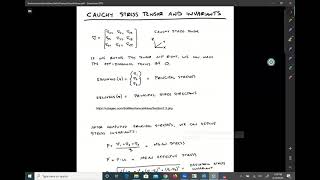 22 Cauchy Stress Tensor Invariants and Stress Paths [upl. by Tnomyar]