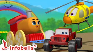 చిట్టి గొప్ప నాటకం  Playing with fun Toys  Telugu Rhymes amp Cartoons  Infobells telugucartoons [upl. by Claudetta]