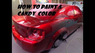 HOW TO DO A CANDY PAINT JOB [upl. by Marj728]