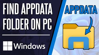 How to Find AppData Folder on PC Windows 1011 [upl. by Oicram680]