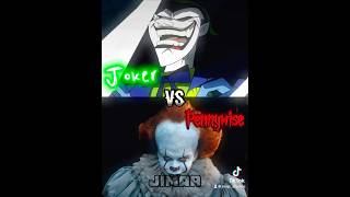 Joker vs Pennywise vsedit joker pennywise myordinarylife [upl. by Reckford]