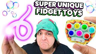 Unhinged 12 Of The MOST UNIQUE amp WEIRD Fidget Toys [upl. by Alyose]