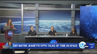 CNY native Jeanette Epps talks about time in space following her return to Earth [upl. by Ahsil929]