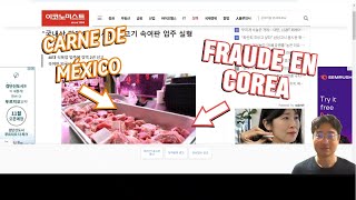 Increíble Fraude en Corea con cerdo mexicana [upl. by Donohue]