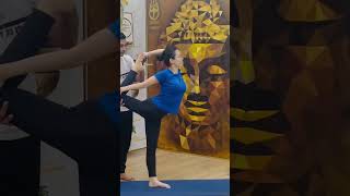 Natarajasana variations song shivayoga shotrs youtube Shivayogacenter yogalifestyle [upl. by Christina321]