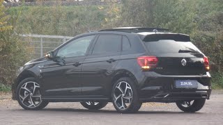 Volkswagen NEW Polo RLine 2019 in 4K Deep Black 17 inch Bonneville walk around amp detail inside [upl. by Raine]