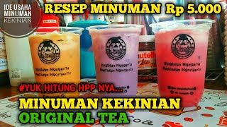 RESEP MINUMAN KEKINIAN HARGA 5000  cara membuat minuman 5000 [upl. by Amr]