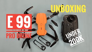 Unboxing E99 Pro drone [upl. by Aleedis363]