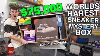 Unboxing The Worlds Rarest 75000 Sneaker Mystery Box [upl. by Suhail814]