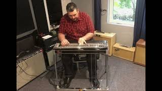 MSA Legend Pedal Steel over Merle Haggards quotSwingin Doorsquot [upl. by Einhoj689]