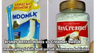 antara Creamer bubuk vs SKM mana yang lebih enak dan worth it untuk minuman kekinian [upl. by Gena]