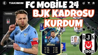 FC MOBİLE 24 BEŞİKTAŞ KADROSU KURDUM EFSANE TRANSFERLER FC MOBİLE BJK KADRO REBUİLD [upl. by Nahsab]