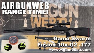 Gamo Swarm Fusion 10X GEN2 177 Some Fun “Out of the Box” testing [upl. by Vena]