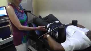 Live IDD Therapy disc treatment with Enfield Osteopathic Clinic [upl. by Eiramanad825]