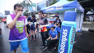 SALONPAS JET SPRAY ACARA JAKARTA MARATHON [upl. by Winnick315]