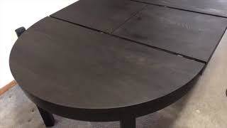 Ikea BJURSTA Extendable Tabletop Refinish [upl. by Deb]