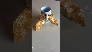 Pliage de serviette en forme de noeud décoration de table pour Noël 🎅 Facile et rapide [upl. by Silenay]