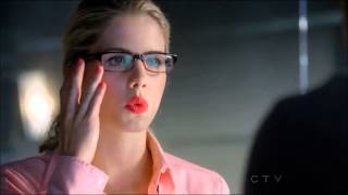 Arrow 1x06  OliverFelicity scenes [upl. by Nalro]