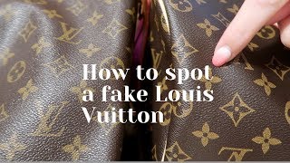 How to spot a fake Louis Vuitton [upl. by Renato]