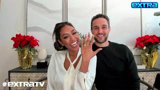 ‘Bachelorette’ Couple Tayshia Adams amp Zac Clark Talk Wedding Plans ‘DWTS’ and More [upl. by Siva]