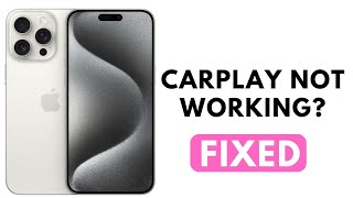 How to Fix iPhone 15 Pro and 15 Pro max Carplay not Working [upl. by Ragouzis703]