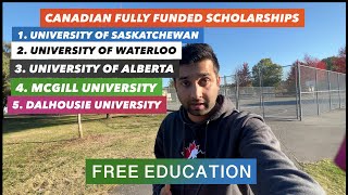 Canadian Universities Offering Fully Funded Scholarships For International Students In 2023 [upl. by Chenee]