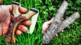 Crafting a Unique amp Creative Oakwood Slingshot [upl. by Lorrin]