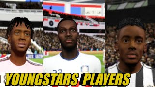 DLS 24  YOUNGSTARS TALENT PLAYERS  REAL FACES [upl. by Udenihc928]