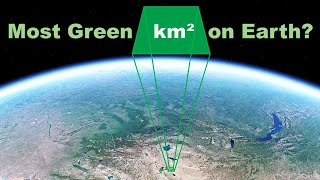 Most GREEN square km on Earth by major region [upl. by Bork31]