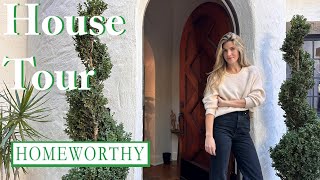 HOUSE TOUR  A 100 YearOld Spanish Home in the Hollywood Hills [upl. by Johnath]