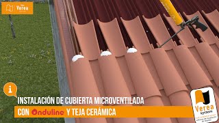 VEREA SYSTEM  Instalación de teja curva en seco sobre sistema SIATE de Cubierta Onduline [upl. by Ettelohcin220]