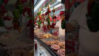 The BEST sausage and peppers amp steak sandwich at San Gennaro Feast Lucy nyc sangennaro fyp food [upl. by Quartas]