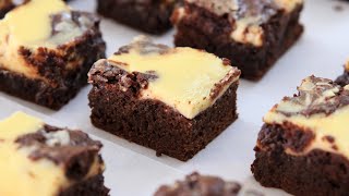 Cheesecake Brownies Recipe  How to Make Cream Cheese Brownies [upl. by Ayamahs221]