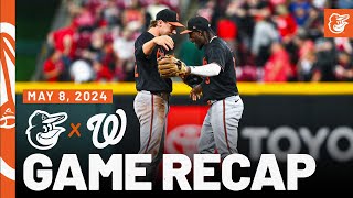 Orioles vs Nationals Game Recap 5824  MLB Highlights  Baltimore Orioles [upl. by Januarius463]