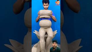 Deva Shri Ganesha🥰♥️l shortvideo shortsfeed viralvideo facts clay clayart art birthday [upl. by Gardol]